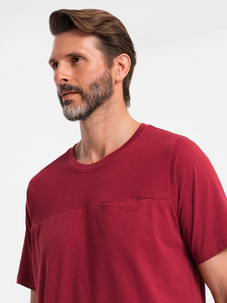 Ombre Clothing Pánské bavlněné tričko Ombre Clothing
