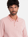 Ombre Clothing Pánské polo tričko s dlouhým rukávem a výšivkou Ombre Clothing