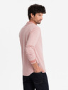 Ombre Clothing Pánské polo tričko s dlouhým rukávem a výšivkou Ombre Clothing