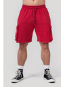 Nebbia Washed volné cargo šortky LEGACY 787 M,red