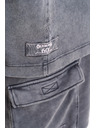 Nebbia Washed volné cargo šortky LEGACY 787 M,red