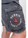 Nebbia Washed volné cargo šortky LEGACY 787 M,red