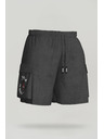 Nebbia Washed volné cargo šortky LEGACY 787 M,red