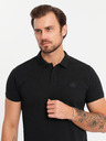 Ombre Clothing Pánská bavlněná polokošile BASIC - černá/tmavě modrá/bílá V1 OM-POBS-0133 Ombre Clothing