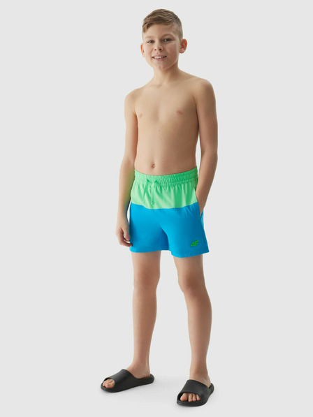 4F Chlapecké plážové šortky typu boardshorts 4F - modré