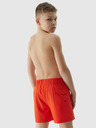 4F Chlapecké plážové šortky typu boardshorts 4F - červené