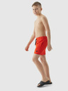 4F Chlapecké plážové šortky typu boardshorts 4F - červené