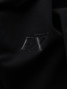 Ombre Clothing Pánské tričko SLIM FIT s elastanem a potiskem černá Ombre Clothing