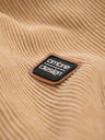 Ombre Clothing Pánský pletený svetr RELAXED FIT se vzorem béžová Ombre Clothing