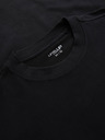 Ombre Clothing Pánské tričko LOOSE FIT s kapsou černé Ombre Clothing