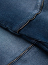 Ombre Clothing Pánské kalhoty JOGGERY s cargo kapsami na zip modrá Ombre Clothing