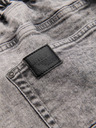 Ombre Clothing Pánské kalhoty JOGGERY s cargo kapsami na zip šedá Ombre Clothing
