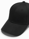 Ombre Clothing Pánská kšiltovka s kšiltem a ozdobnou výšivkou černá Ombre Clothing