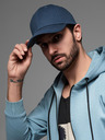 Ombre Clothing Pánská jednobarevná kšiltovka modrá Ombre Clothing