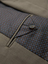 Ombre Clothing Elegantní pánské sako z vlněné směsi khaki Ombre Clothing