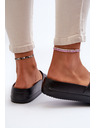 BIG STAR SHOES Dámské pěnové pantofle na platformě s přezkou Big Star černá