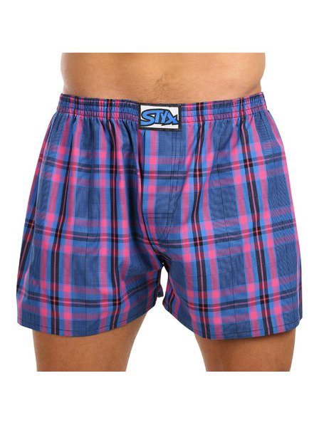Styx Pánské trenky Styx klasická guma nadrozměr vícebarevné