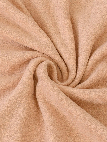 Kvalitex Froté prostěradlo dvojlůžko 180x200cm světle béžové Kvalitex