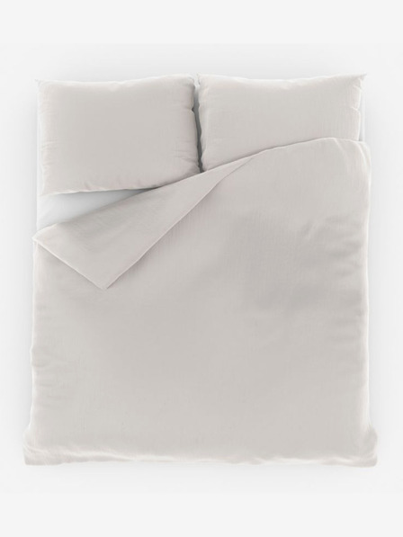 Kvalitex Francouzské mušelínové povlečení 220x200, 70x90cm smetanové Kvalitex