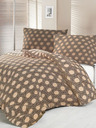 Kvalitex Saténové prodloužené povlečení Luxury Collection 140x220, 70x90cm Carero béžové Kvalitex