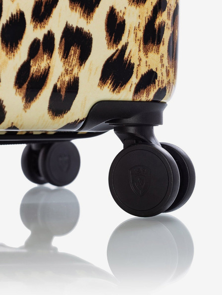 Heys Sada tří vzorovaných cestovních kufrů v hnědé barvě Heys Brown Leopard S,M,L