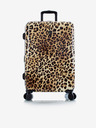 Heys Černo-hnědý vzorovaný cestovní kufr Heys Brown Leopard M