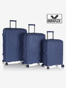 Heys Sada tŕí cestovních kufrů v modré barvě Heys Airlite S,M,L Blue