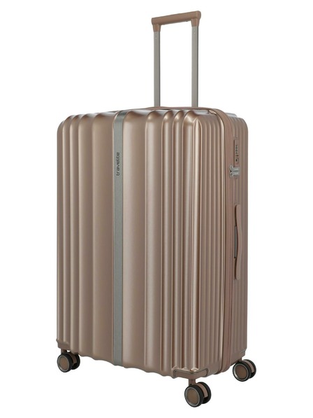 Travelite Cestovní kufr Travelite Paros 4w L Cappuccino