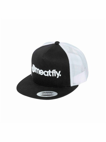 Meatfly Meatfly kšiltovka Mateo Trucker Snapback Black | Černá | Velikost