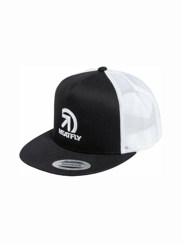 Meatfly Meatfly kšiltovka Kail Trucker Snapback Black | Černá | Velikost