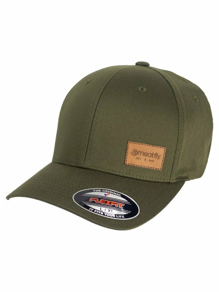 Meatfly Meatfly kšiltovka Raptor Flexfit Olive | Zelená | Velikost