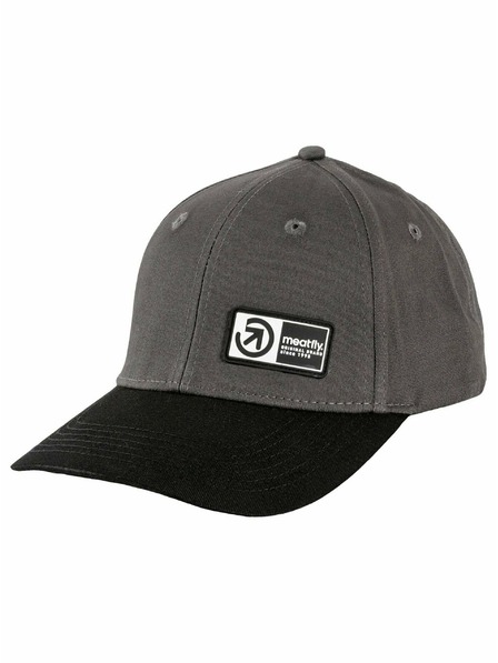 Meatfly Meatfly kšiltovka Wayne Flexfit Grey / Black Brand | Černá | Velikost