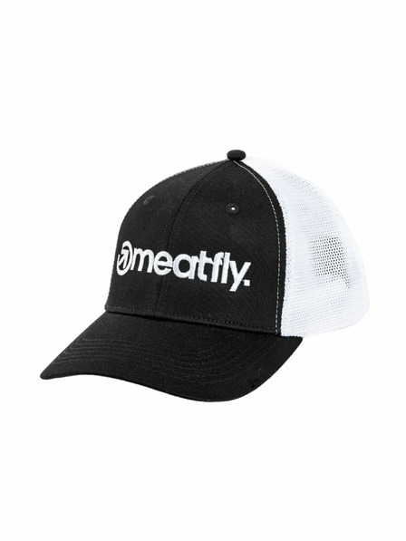 Meatfly Meatfly kšiltovka MF Logo Trucker White / Black | Černá | Velikost