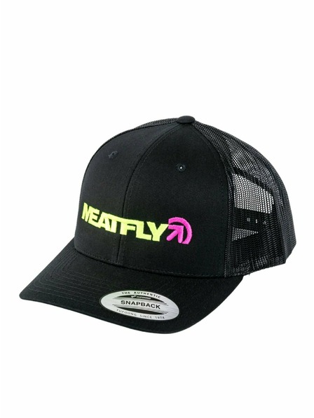 Meatfly Meatfly kšiltovka Percy Trucker Snapback Lime / Black | Černá | Velikost