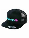 Meatfly Meatfly kšiltovka Percy Trucker Snapback Turquoise / Black | Černá | Velikost