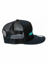 Meatfly Meatfly kšiltovka Percy Trucker Snapback Turquoise / Black | Černá | Velikost