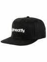 Meatfly Meatfly kšiltovka Tyler Snapback Black Basic Logo | Černá | Velikost