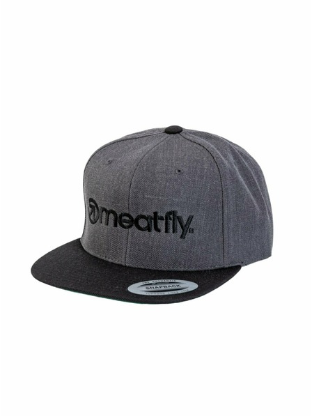 Meatfly Meatfly kšiltovka Rens Snapback Dark Grey | Šedá | Velikost