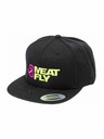 Meatfly Meatfly kšiltovka Ness Snapback Lime / Black | Černá | Velikost