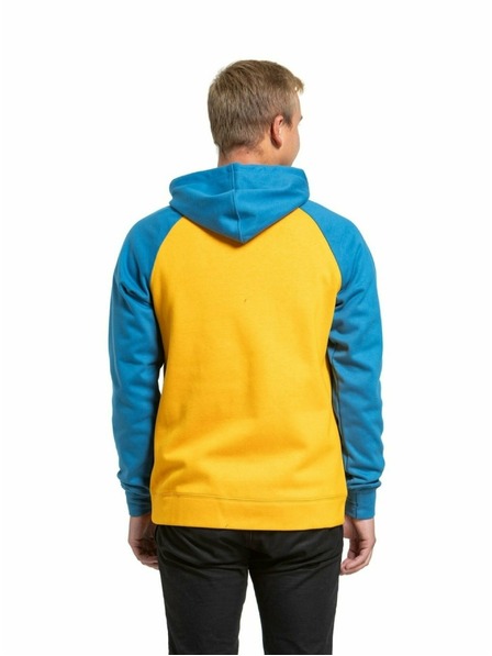Meatfly Meatfly pánská technická mikina Gravel Sunflower / Blue