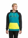 Meatfly Meatfly pánská technická mikina Gravel Lime / Dark Teal | Zelená | Velikost