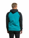 Meatfly Meatfly pánská technická mikina Gravel Lime / Dark Teal | Zelená | Velikost
