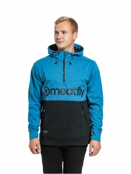 Meatfly Meatfly pánská technická mikina Tason Blue / Black