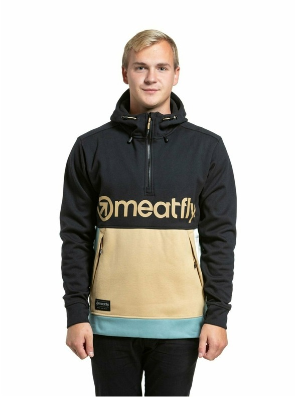 Meatfly Meatfly pánská technická mikina Tason Light Brown