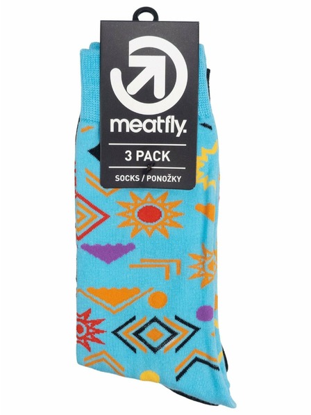 Meatfly Meatfly ponožky Lexy Triple Pack Aztec | Mnohobarevná | Velikost