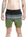 Meatfly Meatfly pánské plavky Keith Boardshorts 17" Olive / Black | Zelená | Velikost