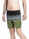 Meatfly Meatfly pánské plavky Keith Boardshorts 17" Olive / Black | Zelená | Velikost