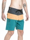 Meatfly Meatfly pánské plavky Mitch Boardshorts 21" Snake Green / Camel | Zelená | Velikost