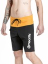 Meatfly Meatfly pánské plavky Mitch Boardshorts 21" Yellow / Black | Žlutá | Velikost