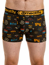 Meatfly Meatfly pánské boxerky Balboa Boxershorts Double Pack Badges | Černá | Velikost